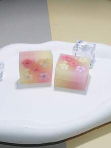 3 piezas de gomas de borrar con diseño de flor de cerezo, ideales como regalo para estudiantes