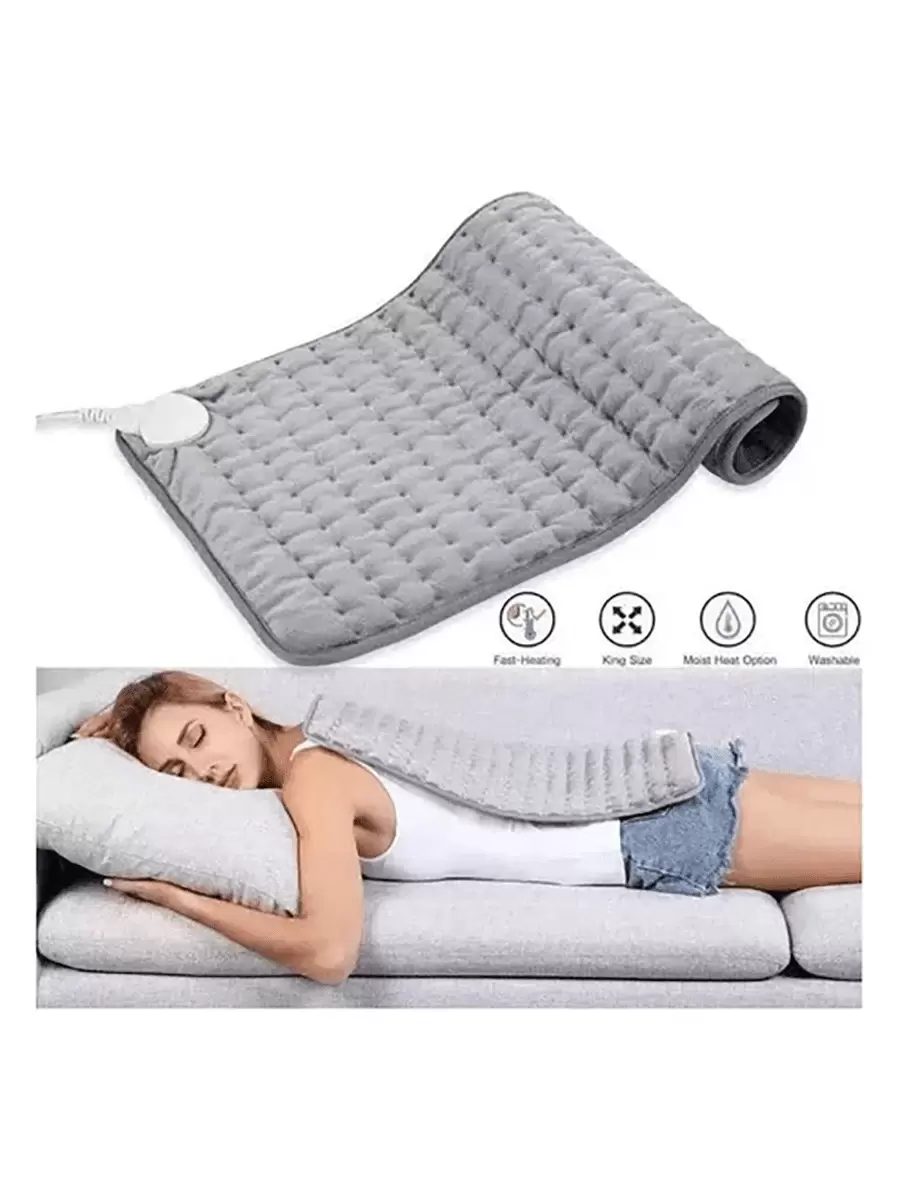 Almohadilla Cojín Térmica Eléctrica Temperatura 6nivele60*30 Color Gris - Tipo de Enchufe A USA (110-127V) - Ver 1