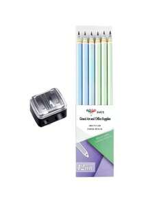 12 Stück/Box bunte Regenbogen Bleistifte, HB Bleistifte für Kinder zum Schreiben, Malen, Schulmaterial / 10 Stück Cartoon Box HB Bleistifte mit Radiergummi für Grundschüler, Prüfungs- und Lernbleistifte, Kindermalstifte