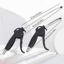 Air Blow Guns Pneumatic Dust Blowing Gun With EU Blowing Airsoft Guns Cleaning Tool Dust Spray Duster Clean High Pressure Air Dust Collector, Pneumatic Tool Parts, Rust Proof Air Blower, Industrial Cleaning Tool Quick Connection