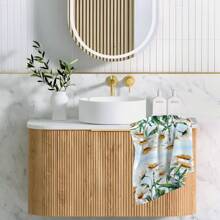 2pc Various Styles Home Kitchen Decorations Kitchen Towels Dish Towels Kitchen Hand Towels 40X60cm  Dish Towels Quick Dry Microfiber Cloth Dish Towels For Kitchen Drying Towel 16*24 Inch  ,Coastal Ccean Sand Wave Blue Teal