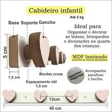 1 Heart Wall Hanger Children's Decoration Accessories 1CCa - 白色 - 查看 5