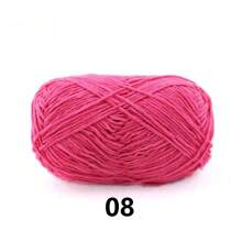 DUWEN 1.5mm Matte Chenille Yarn Doll Thread Handmade Crochet Knitted Material Thin Ice Stripe Thread