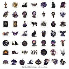 50pcs Dark Magic Graffiti Stickers Cheap Stickers Vinyl Stickers For Diary Stickers Hand Tent Stickers Decorate Party Skateboard Phone Case Water Cup Guitar Sticker Sticker Can Diy Sticker Sticker Laptop Sticker