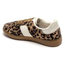Women's Casual Daily Commute Fashion Contrast Color Sports Sneakers - Leopard - View 4