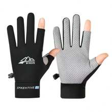 1 Pair Unisex Outdoor Cycling Sports Half Finger Gloves
