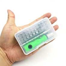 1set 32 In 1 Carbon Steel Screwdriver Set, Modern Magnetic Bit Kit For Home, Tools For Men - Multicolor - View 8