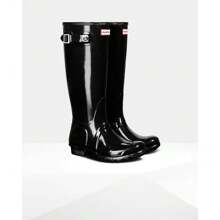 HUNTER Original Tall Gloss - Boots - Black - View 2