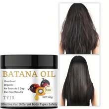 Water ice levin 60克 Batanana 发膜，含角蛋白 + 生物素 + 透明质酸，三重毛囊修复，男女通用，改善毛躁和光泽的头发