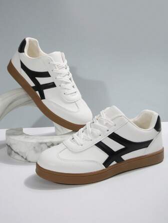 女士休闲复古运动训练鞋，软底软布鞋，春秋透气帆布鞋，百搭拼色平底训练鞋，学生休闲运动滑板鞋，白色运动鞋