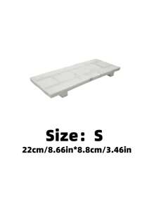1PC Silicone Anti-Slip Pedestal Stand Display Stool For Bathroom Kitchen Sink Soap Tray Candle Plant Tray Perfect Farmhouse Decor For Bathroom And Kitchen Home Bathroom Decor Bathroom Organizer Fall Decor Back To School - 22cm/8.66in - View 6