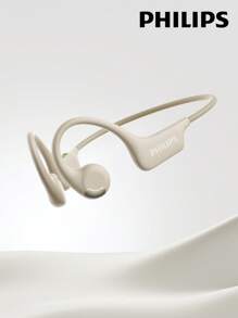 PHILIPS Casque Bluetooth PHILIPS TAA1708, crochet d'oreille son ambiophonique HIFI, audio directionnel, pour sport, course à pied, cyclisme, longue durée de vie de la batterie, annulation du bruit, appel, musique, jeux, casque sans fil à écouteurs ouverts, compatible avec les smartphones et les ordinateurs