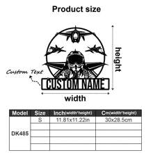 One Custom-Designed Metal Wall Hanging Featuring Airplanes, Helicopters, Fighter Jets, Pilots, And Aviation Themes - Customizable With Name, Date, And Text - Airplane Silhouettes And Cityscapes, Badges And Military Aircraft Gifts, Perfect For Birthdays And Graduations. - Multicolor - View 41