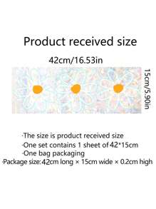 1pc Sun Vibrancy Static Adhesive Glass Sticker Bee & Sunflower Design Gifts Birthday Graduation Stickers Personalised Stickers - Multicolor - View 11