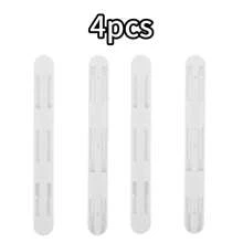 6条自粘式滑轨，易于安装的抽屉滑轨，多功能储物滑轨，适用于家庭厨房、宿舍、浴室橱柜和衣柜储物盒 - DIY抽屉滑轨