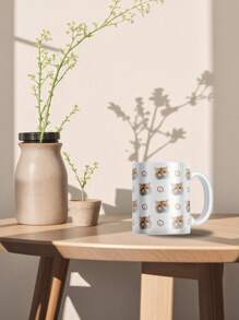 1 pieza Taza personalizada de 11 oz/350 ml con cara de gato, taza personalizada con cara de mascota - Taza para mascotas personalizada para amantes de los gatos, regalo para mamá y papá de gatos, decoración del hogar para el Día de San Valentín, regalo de San Valentín único para ella, regalo para colegas, taza personalizada con foto para dueños de gatos, regalo perfecto para amantes de los gatos