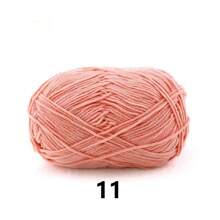 DUWEN 1.5mm Matte Chenille Yarn Doll Thread Handmade Crochet Knitted Material Thin Ice Stripe Thread