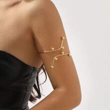 1 件几何金属珠臂章，适合女性日常佩戴和聚会 - 幾何 - 查看 7