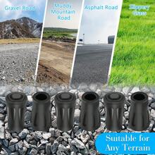 Walking Poles, Rubber Buffers, Pack Of 10, Rubber Buffer For Hiking Poles, Hiking Poles, Rubber Buffer, Replacement Rubber Buffer For Hiking Poles, Asphalt Gravel Mountains Hiking