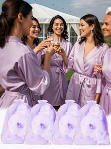 24/12/4 件套 Spa 睡衣派对套装，非常适合女士睡衣派对、水疗活动、婚礼、单身派对、生日、新娘送礼会礼物、宾客礼物 - 彩色 - 查看 5