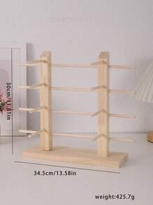 1pc High-Grade Natural Wood Eyeglasses Storage Rack With 1-6 Layers For Displaying Sunglasses And Glasses, Gender Reveal Party, Perfect For Birthdays, Weddings, Parties, The Perfect Gift For Colleagues, Friends, And Family, Back To School