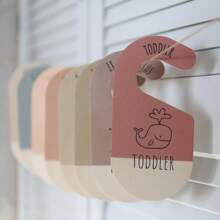 Baby Clothes Dividers For Closet - Wooden Baby Closet Dividers For Nursery & Baby Clothes Organizer - Gender Neutral Baby Clothes Size Dividers For Boy & Girl, 8 Baby Closet Organizers - Multicolor - View 7