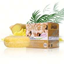 60g 3PCS Ginger Shampoo Soap, Deep Cleans Hair, Oil Control, Anti-Frizz, Scalp Cleansing, Makes Hair Surface Smooth And Silky, Natural Plant Essential Oil Soap, Suitable For Men And Women, Suitable For All Hair Types.