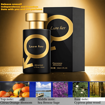 50ML 男士美丽迷人男士香水，香味持久，清新自然，是一款懂你的香水。余味迷人，充满优雅、柔美的香水味。男女皆可掌握的熟悉而快乐的香水