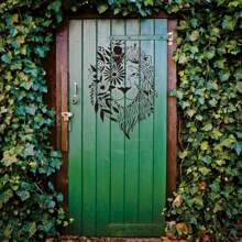 1 pieza Plantilla reutilizable del tamaño A4 con estampado de león, plantilla para pintar con aerosol para pintar y dibujar en muebles, tela, paredes y azulejos