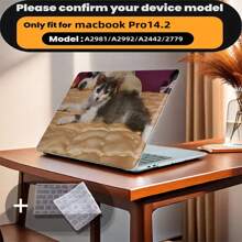 DIY Customizable Text, Photo Compatible With MacBook Air Protective Case, Available In 13/14/15/16 Inch Laptop Shells, Includes Keyboard Cover - DIY - View 19