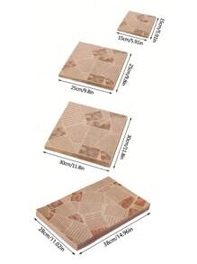 50pcs Baking Paper, Parchment Paper, Sandwich Wrapping Paper, Baking Supplies(The Position Of The Pattern Is Asymmetrical And Random) - Multicolor - View 4