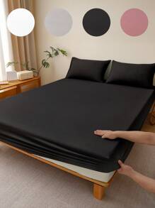 1 pièce Drap-housse, literie, drap-housse, protège-matelas, protège-matelas doux et confortable pour la peau, cadeau de la Saint-Valentin. Drap plat avec motif géométrique mignon en forme de cœur. Ensemble de literie avec motif de cœurs mignons. Décoration pour la maison. Drap-housse pour lit simple, double, king, queen. Literie Jour de l'Indépendance. Cadeaux de literie. Lavable en machine