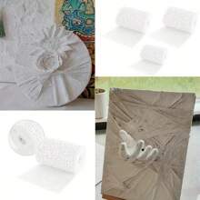 5PCS White Plaster Gauze Bandage Roll For Art Projects, Belly Casting, Mask Making, Sculpture, Body Casting, Craft Projects, Landscape Texture Painting And More