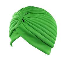 1pc Unisex Watermelon Print Stretchy Turban Hat, Yoga Head Wrap - Multicolor - View 3