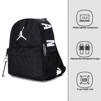 Jordan Backpack For Infants And Toddlers, Suitable For Sports, Daily Life, Casual Use, And School Use (25.4*12.7*33cm) JD2213008TD-001