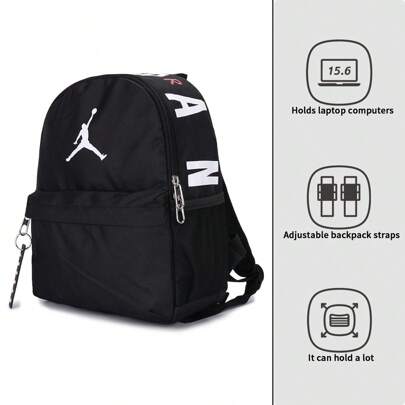 Jordan Backpack For Infants And Toddlers, Suitable For Sports, Daily Life, Casual Use, And School Use (25.4*12.7*33cm) JD2213008TD-001