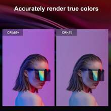 PULUZ Handheld LED Stick Light - 6.7" Full Color Portable RGB, Magnetic, 2000mAh Rechargeable Battery, Various Scene Modes For Photography & Videography & Photo Suitable For Selfies And Live Streaming, Photography, Portable Light Selfies Live Streaming Photography Portable Light Selfie Light Phone Light - Black - View 6