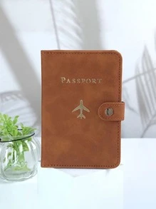 Travel Passport Holder With Fashion Airplane Pattern, Portable Passport Storage Bag, Protective Case - Multicolor - View 15
