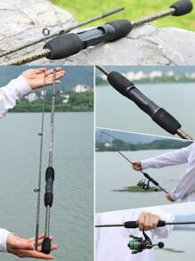 SOUGAYILANG 2-Sections Fishing Rod : 1.8M Spinning And Casting Rods With Composite Graphite - Carbon Fiber Blanks, Ideal For Freshwater Fishing