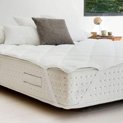  NATURALS - Topper - Protector Colchón Microfibra 400 Gramos - ✅ Entrega 2-5 días ✅ - Antibacterias, Transpirable, Ligero y Confortable - Fácil Colocación - Cama 90/105/135/150/180 - Fabricado en España