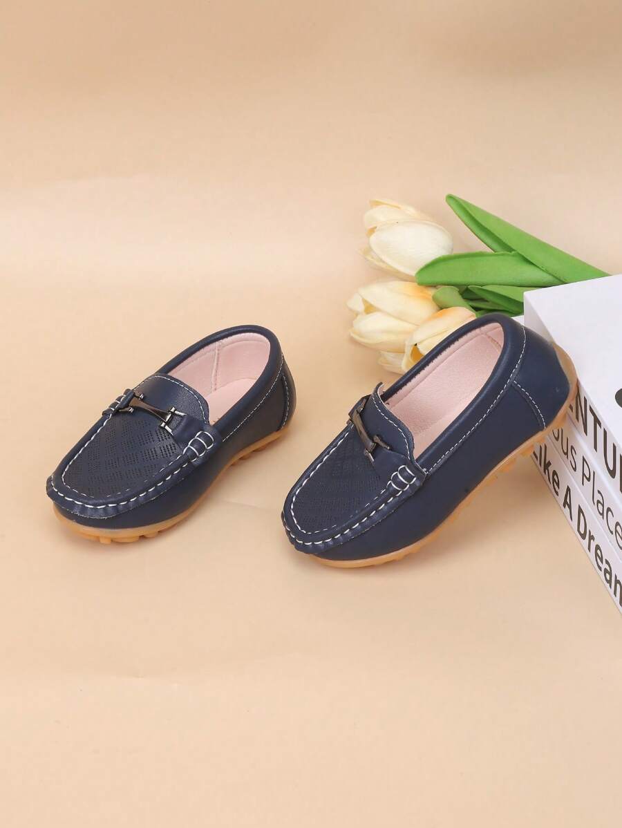 Scarpe per bambini, mocassini per ragazzi, scarpe in pelle morbida con stile britannico per neonati, per primavera e autunno