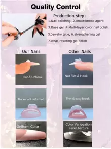 10pcs Almond Shaped Gold And Silver Handmade Press-On Nails, Suitable For Daily And Festival Wear, Reusable, Suitable For Women And Girls,Cute Press On Nails