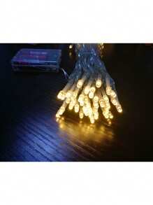 1 件 LED 灯串、闪烁灯仙女灯、派对装饰灯，适用于圣诞节、节日、户外露营 - 彩色 - 查看 13