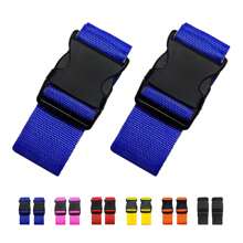 1/2/3/4PCS Suitcase Straps, Bright Color Adjustable Luggage Belts, TSA Approved - Multicolor - View 7