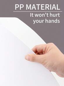 1 件白色简约 DIY 桌面书架、折叠式单柱书架、透明文件架、宿舍整理器、学校用品、返校 - 彩色 - 查看 11