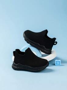 Toddler Kids All-Season Breathable Soft Wear-Resistant Versatile Slip-On Walking Shoes/Sneakers