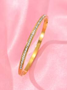 1 stuk moderne minimalistische sieraden van goudmetaal, 18K vacuümplating, langdurig, luxe, geschikt voor geschenken, feesten, stranden en vakanties