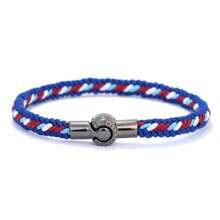 51Luckind Simple Dseign Hand Braided Rope Mixcolor Bracelet Black Magnetic Bracelet For Men Cool Armband Jewelry