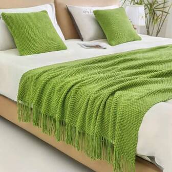 Bubble Design Decorative Throw Blanket, Suitable For Office Nap, Air Conditioning, Bedspread, And Accommodations Decor