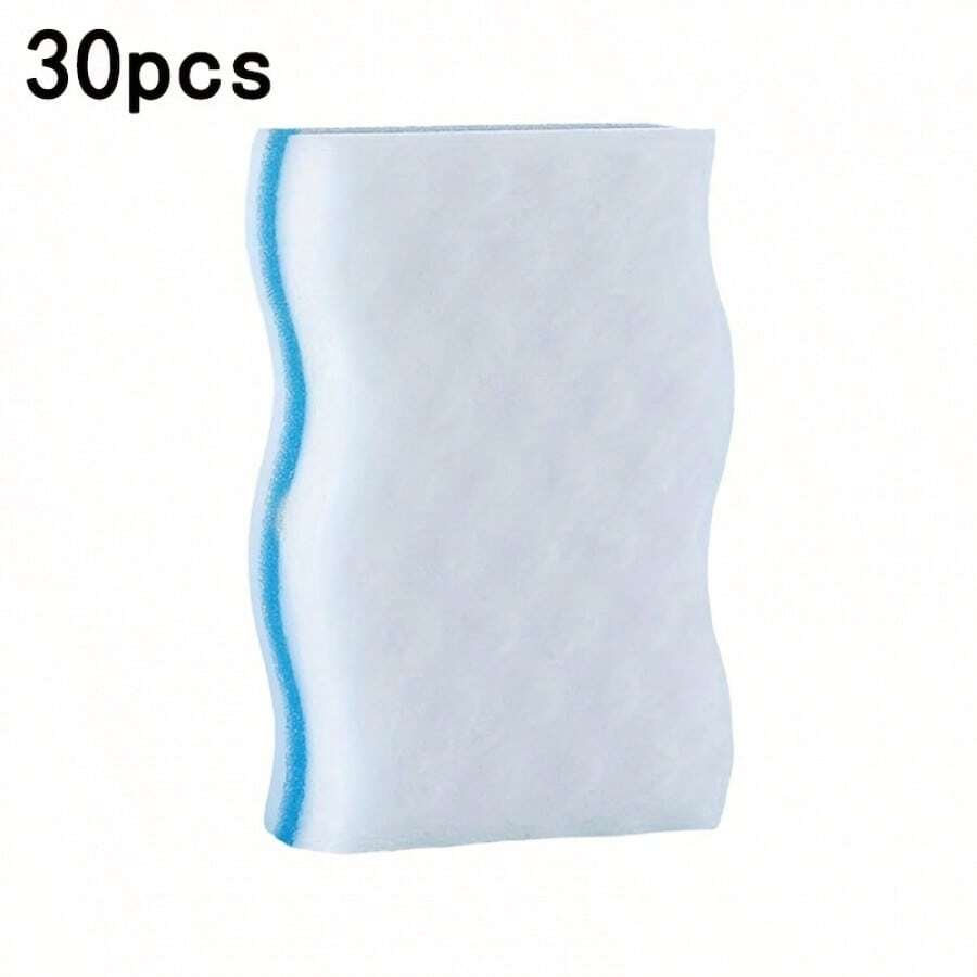 30-Pack Magic Melamy Foam Sponge - Multi-Purpose Eraser Sponge For Kitchen, Bathroom, Floor, Wall, And Window Cleaning - Durable, Non-Scratch Material - 30包 - 查看 1